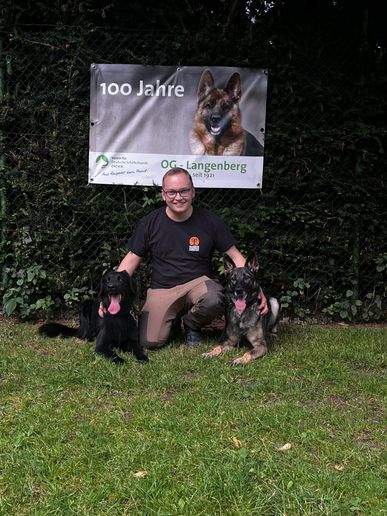 Florian Plück mit "Hope vom Klüttenplatz" und "Kaya"