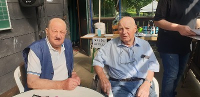 Paul ist Mitglied seit 65 Jahren und Bernhard seit 70 Jahren