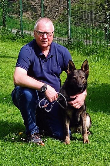 Manfred Greiff mit "Loki zur Krombach"